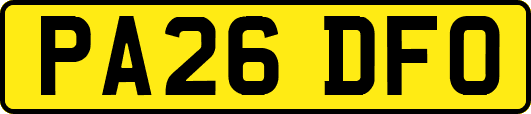 PA26DFO