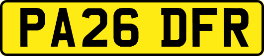 PA26DFR