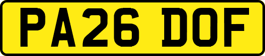 PA26DOF