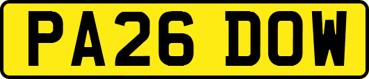 PA26DOW
