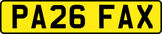 PA26FAX