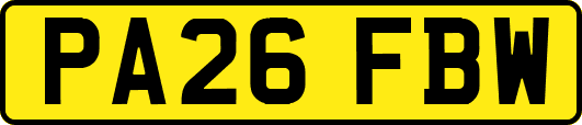 PA26FBW