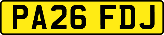 PA26FDJ