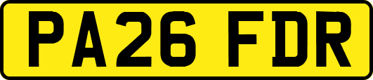 PA26FDR