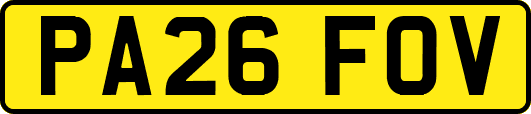 PA26FOV