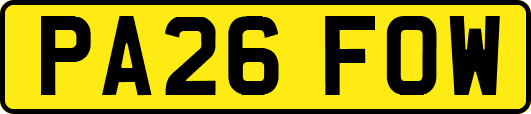 PA26FOW
