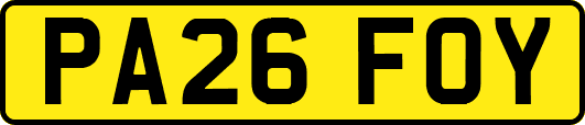 PA26FOY