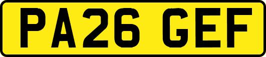 PA26GEF