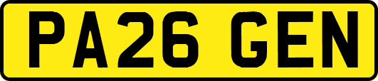 PA26GEN