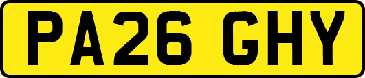 PA26GHY