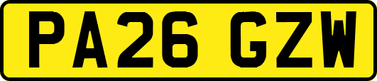 PA26GZW