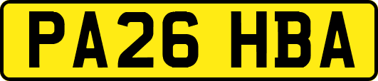 PA26HBA