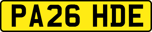 PA26HDE