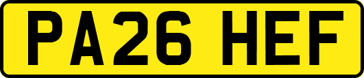 PA26HEF