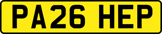 PA26HEP