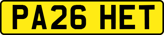 PA26HET