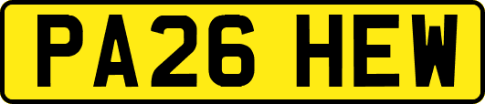 PA26HEW
