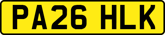 PA26HLK