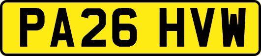 PA26HVW