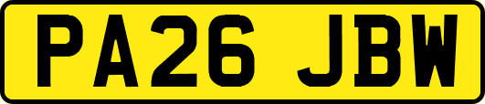 PA26JBW