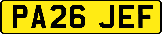 PA26JEF