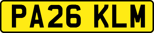 PA26KLM