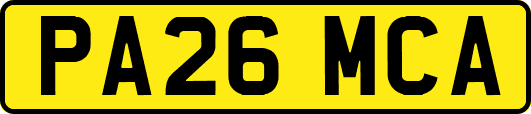 PA26MCA