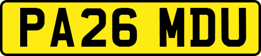 PA26MDU