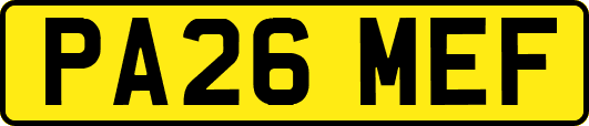 PA26MEF