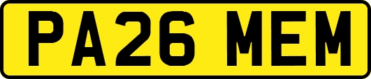 PA26MEM