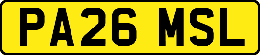 PA26MSL
