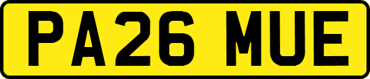 PA26MUE