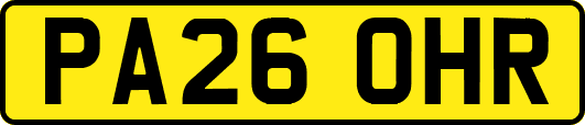 PA26OHR