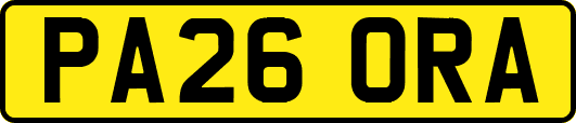 PA26ORA