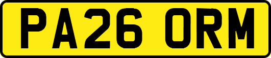 PA26ORM