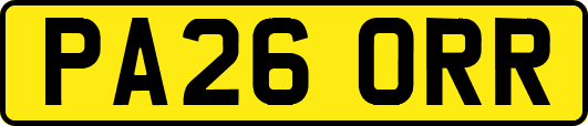 PA26ORR