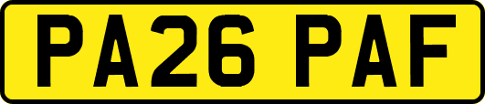 PA26PAF