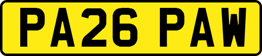 PA26PAW