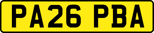 PA26PBA