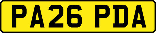 PA26PDA