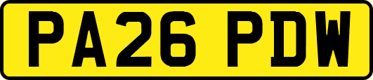 PA26PDW