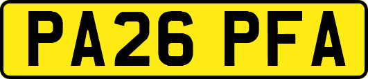 PA26PFA