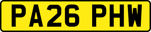 PA26PHW