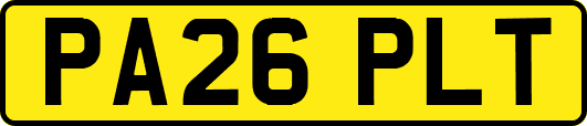 PA26PLT