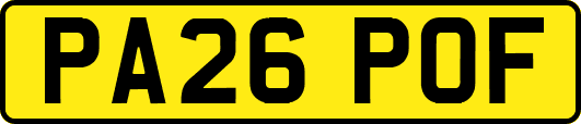 PA26POF