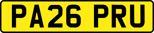 PA26PRU