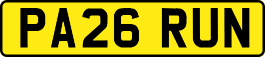 PA26RUN