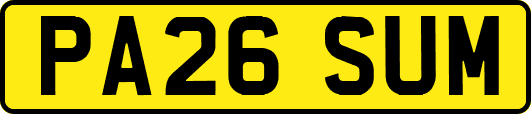 PA26SUM