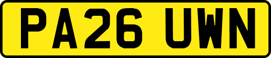 PA26UWN