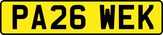 PA26WEK